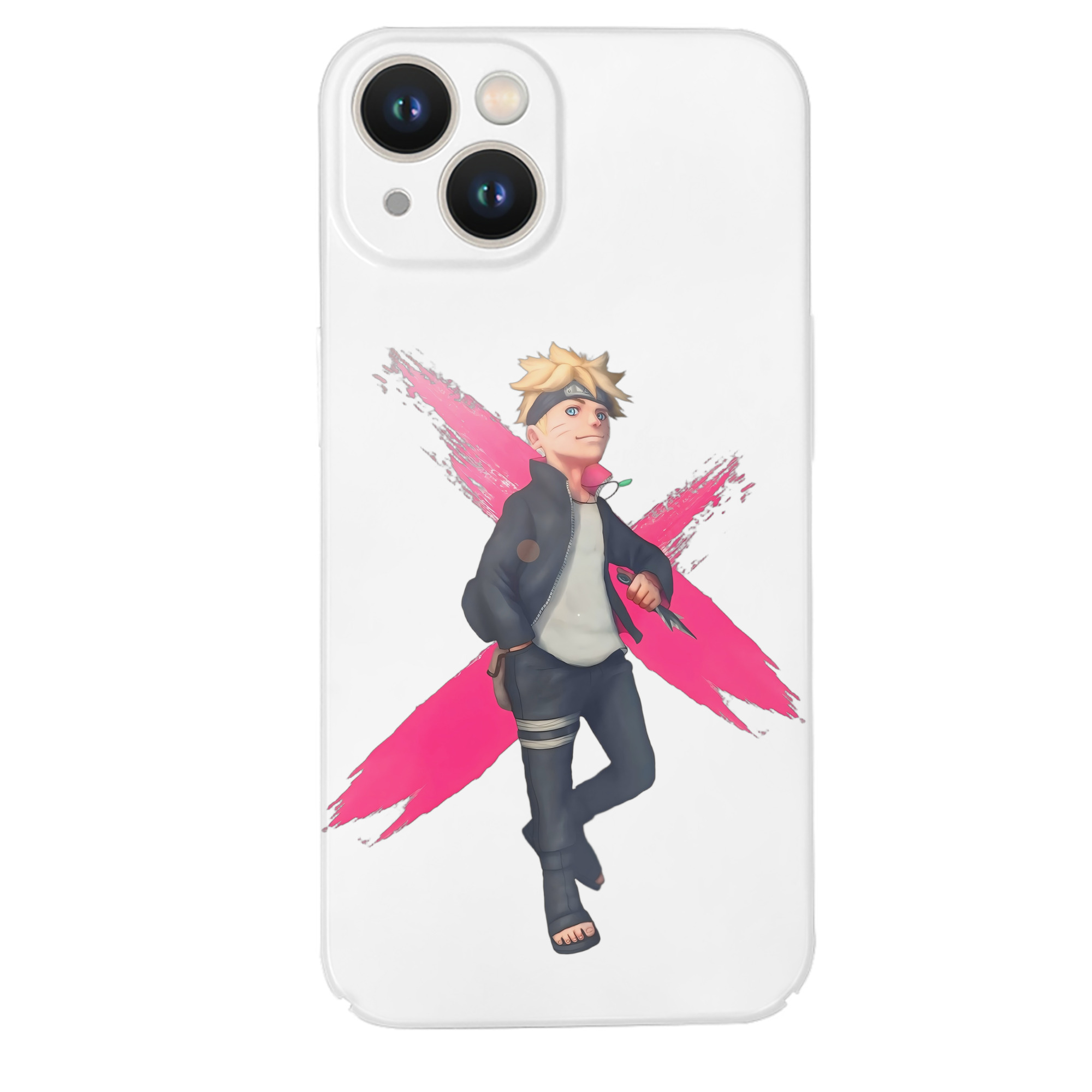（画像用） NARUTO -ナルト- うずまき ボルト Uzumaki Boruto 【iPhone 14シリーズ対応】ハードケース